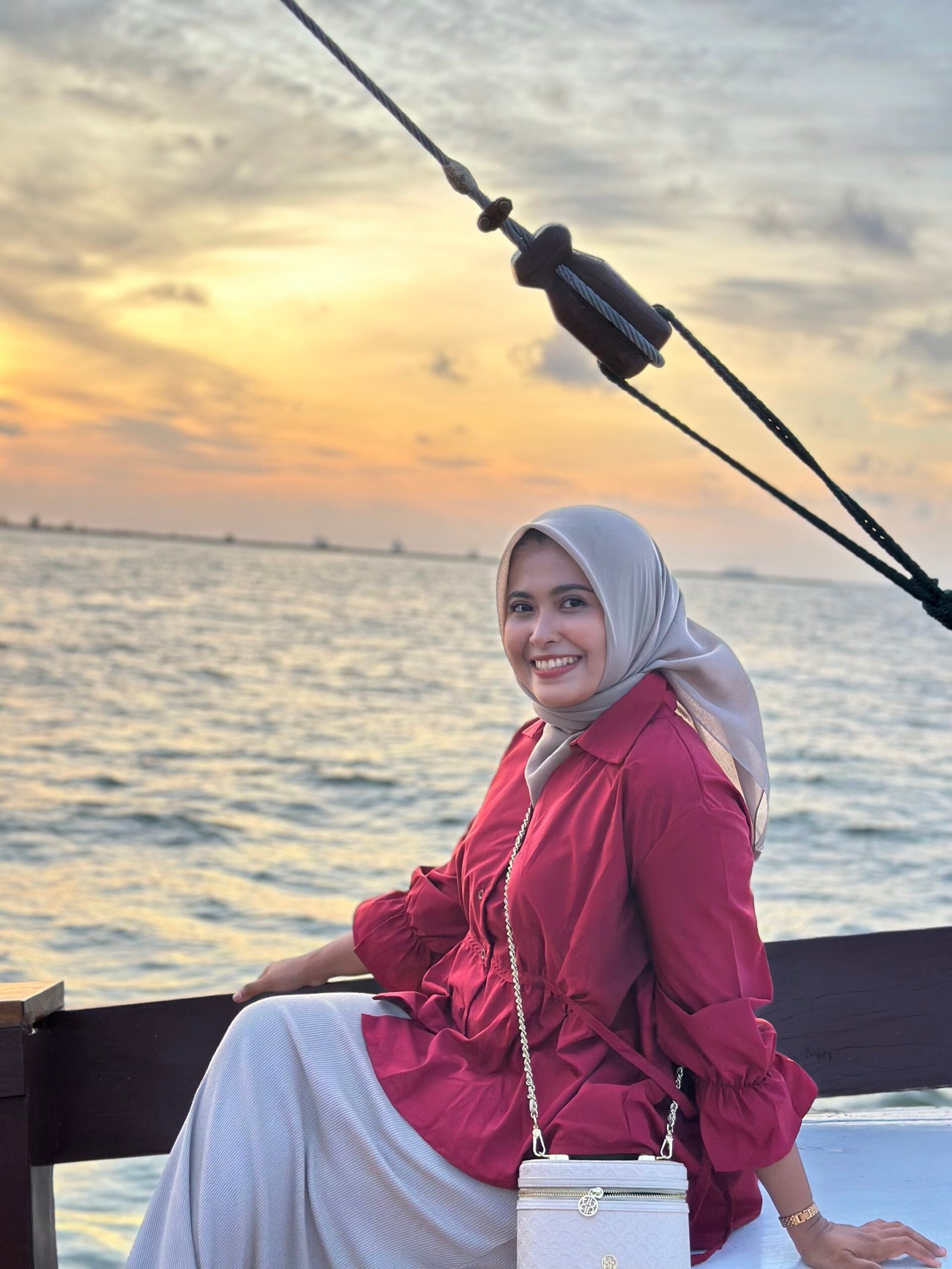 sunset kota makassar cantik