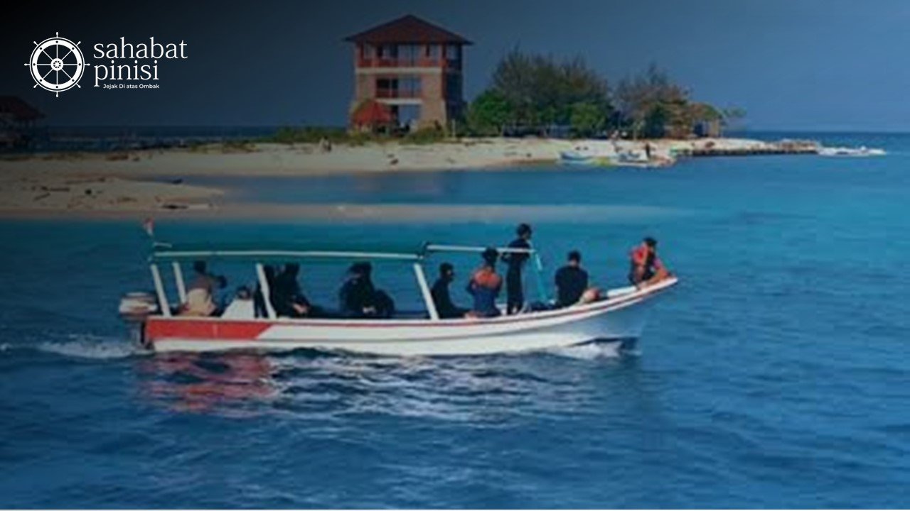 Kapal menuju Pulau Kodingareng Keke dari Makassar